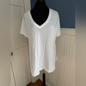 NWT Z supply side slit organic cotton tunic